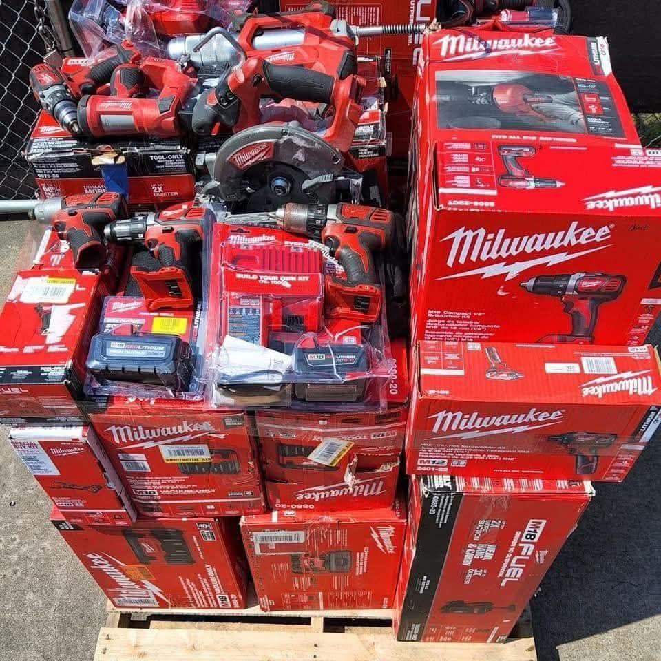 Milwaukee Tools Pallet for Sale Milwaukee Tools Pallet for Sale